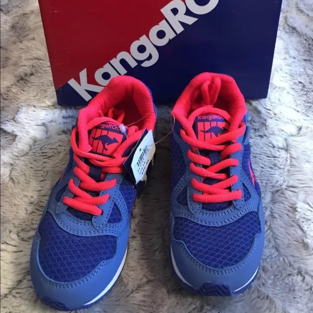 KangaROOS girls purple pink sneakers sz 13